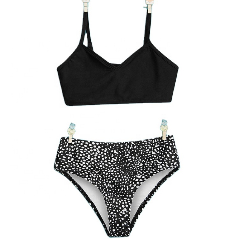 Boutiques one piece black white colorblock modest swimsuit swimwear