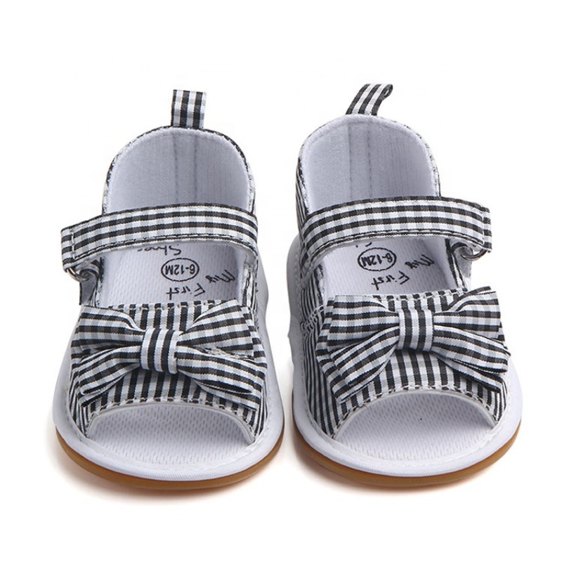 2021 designer cute white flower embroidered baby princess shoes