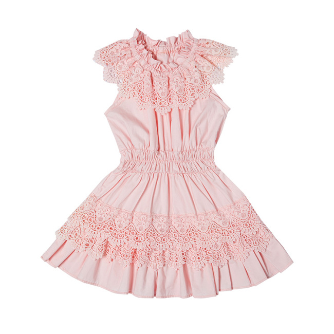 Wholesale Stylish Newborn Baby Boutique Clothes Birthday Holidays Dresses for Girls of 1 2 Year Old