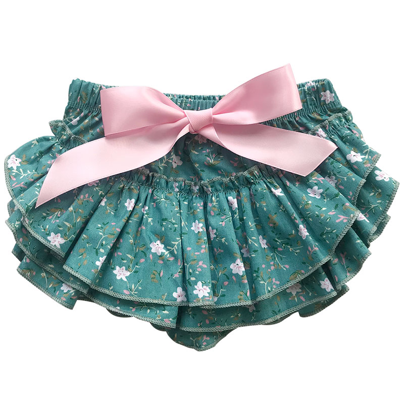2020 popular stain baby bloomer with ruffle frock design baby ladybug