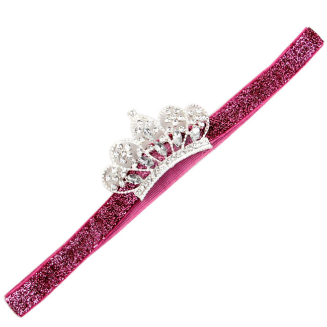 0-4 Year Unsex  Kids Hair Accessories Handmade  Crystal Crown Hair Band