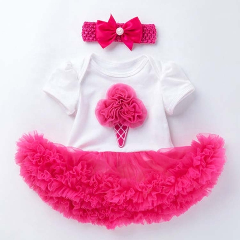 Wholesale Birthday Cute Baby Clothing Toddler Outfits Set