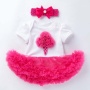 Wholesale Birthday Cute Baby Clothing Toddler Outfits Set