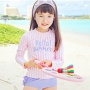 Wholesale factory swimwear long sleeve swimsuit bucket hat print bikini