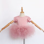 Wholesale Girls Casual Short Sleeves Ballet Tulle Tutu Dancing Skirts
