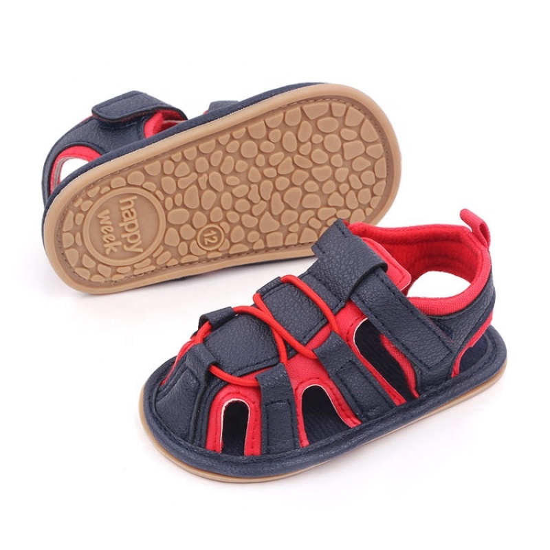 2021 round toe baby boy casual shoes hollow out sandals