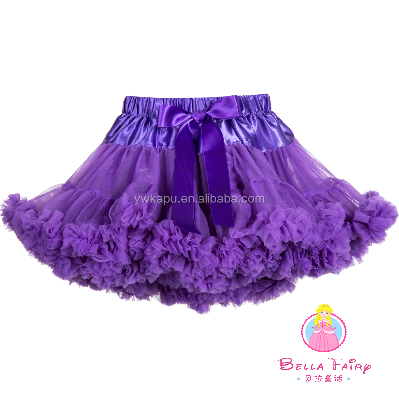 Wholesale Baby Girls Chiffon Fluffy Pettiskirts Ballet Dance Wear Pettiskirt