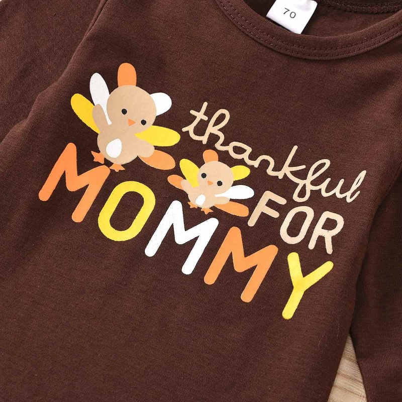 Wholesale thanksgiving new born kids fashion baby clothes tutu romper set