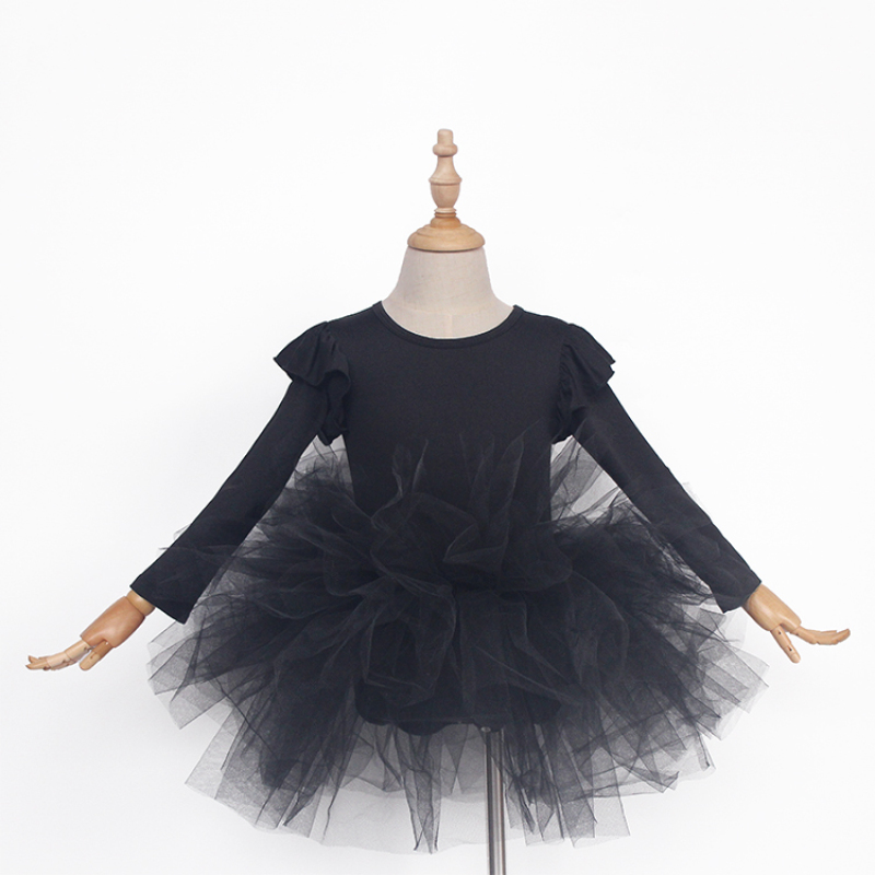 New design winter pink princess kids party dresses