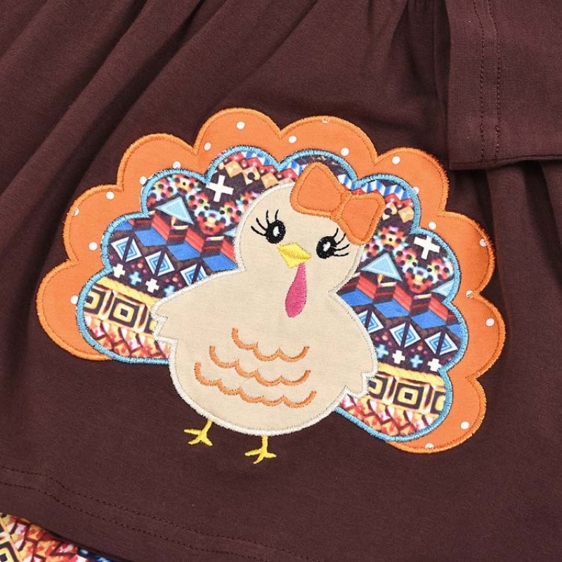 Wholesale thanksgiving cute trendy baby designers dress clothes set