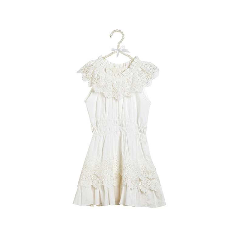 Wholesale Stylish Newborn Baby Boutique Clothes Birthday Holidays Dresses for Girls of 1 2 Year Old