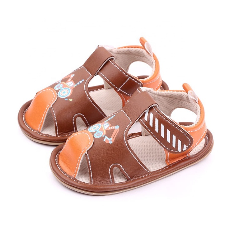 Manufacturer cute fashionations round toe leather toddler sandals