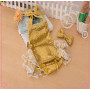 Kids Girls One Piece Children Swimsuit With Lace Kids Sleeveless Ruffle Gold Sequin Romper