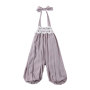 Baby suspender pink eco-friendly polyester rompers boys and girls solid color jumpsuit