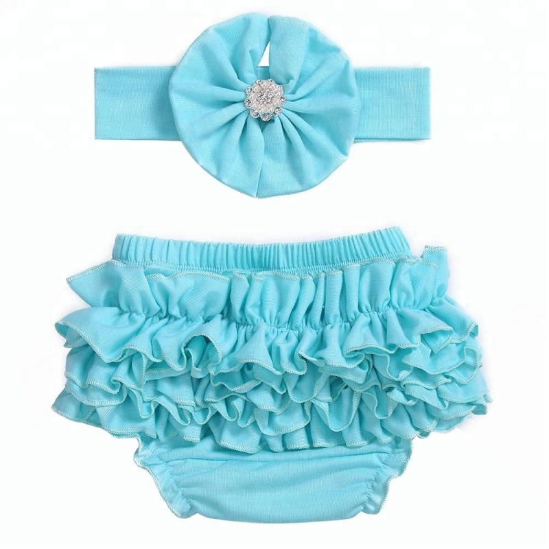 New Cotton Ruffle Bum Baby Bloomers kids bloomer made in china