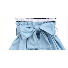 Wholesale Little Girl Denim Dress Baby Cotton Dresses Girls sleeveless Stripes Denim Dress