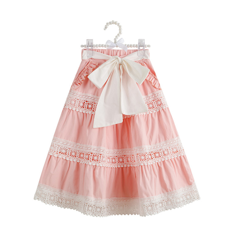 Wholesale custom high quality cheap lace skirt for spring and summer
