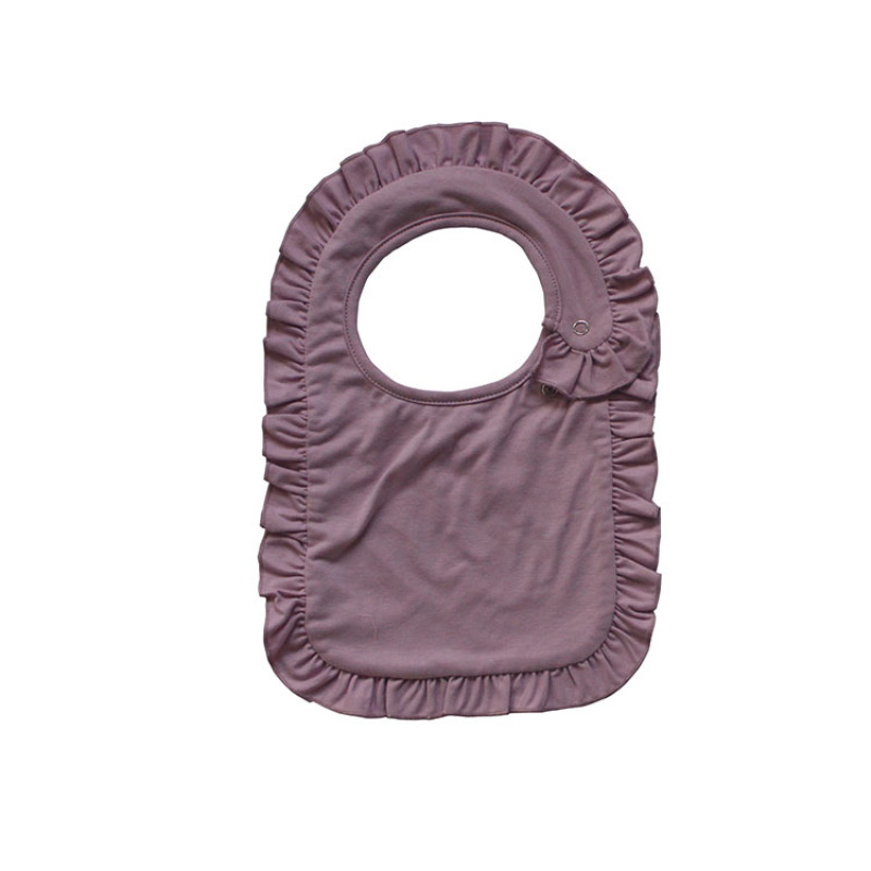 Hot selling soft skin friendly lace adjustable buckle baby bandana bibs cotton