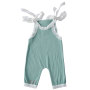 2020 fall ribbed cotton lace long newborn baby pants romper photograph clothes