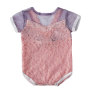 Newborn Flower Lace Romper Infant Baby Girl Ruffled  Short Sleeveless Jumpsuit  clothes