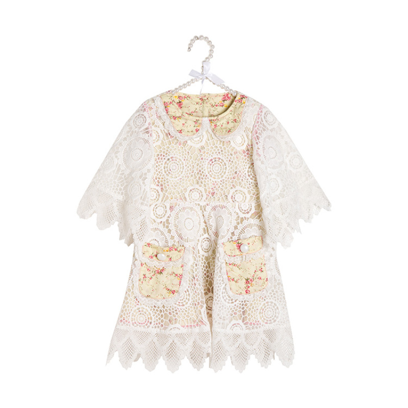 Wholesale Boutique Toddler Tunic Lace Dresses 