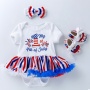 4th of July 3pcs set baby clothes RTS stock