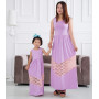 Wholesale same clothes for mother and daughter, mother and daughter dress clothing sets, mom and daughter