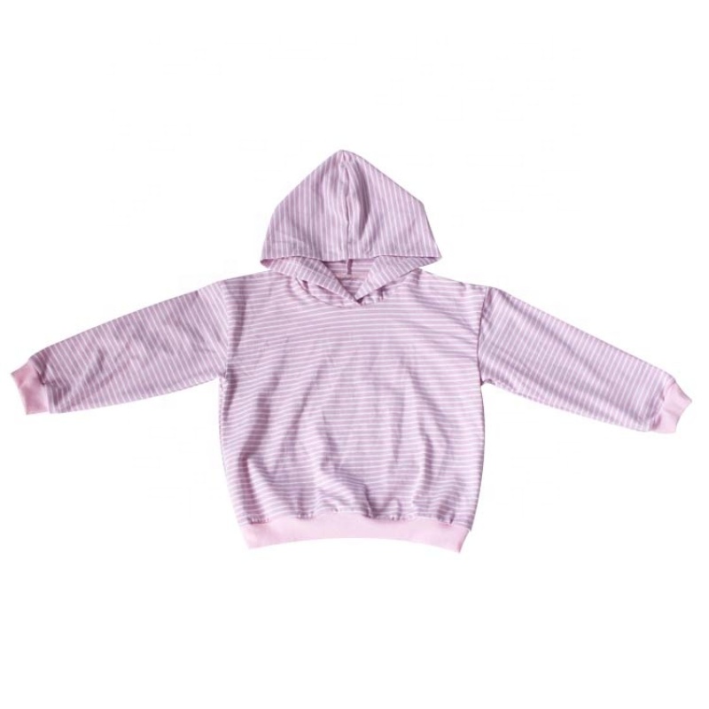 Unisex Baby Striped Pullover Hoodie Baby Hooded Jacket