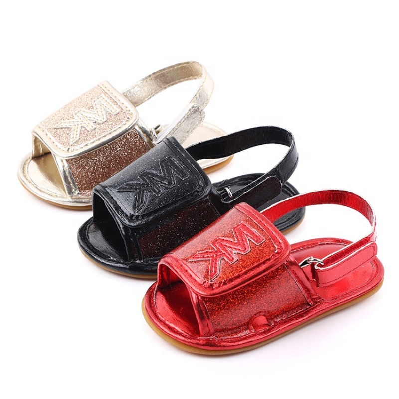 New model trendy baby shoes high quality leather sandals