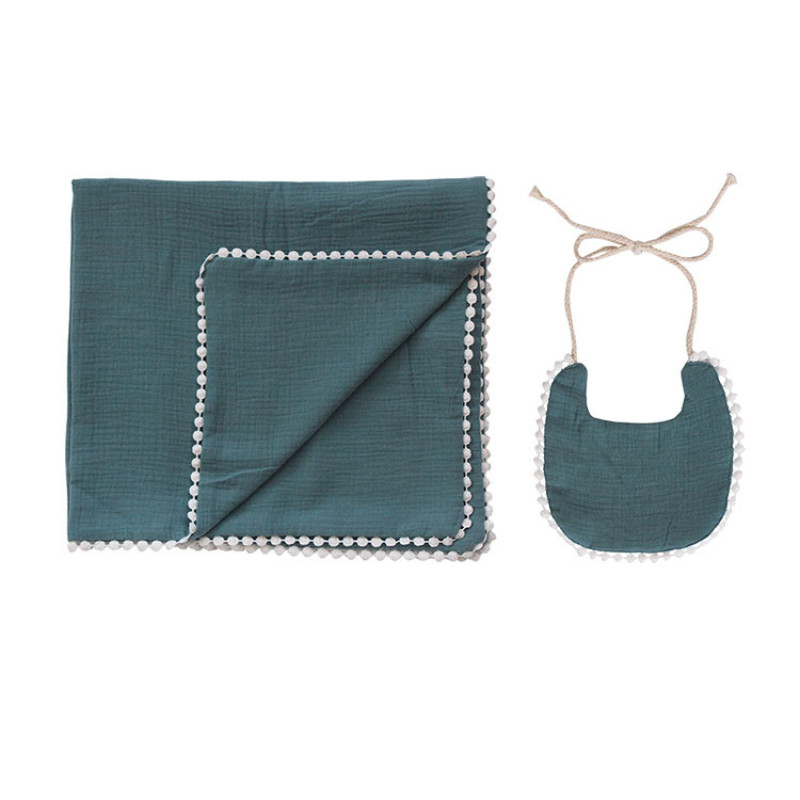 High quality latest design baby blanket swaddle newborn cotton baby photography props