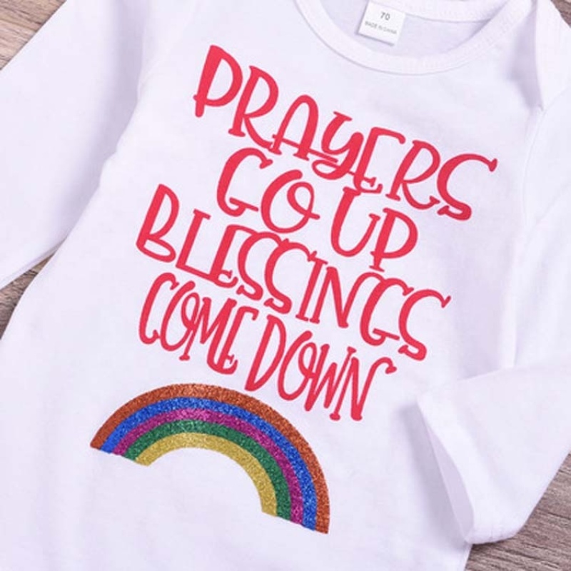 Baby supplies thanksgiving day trendy infant cotton clothes   rainbow tutu romper suit