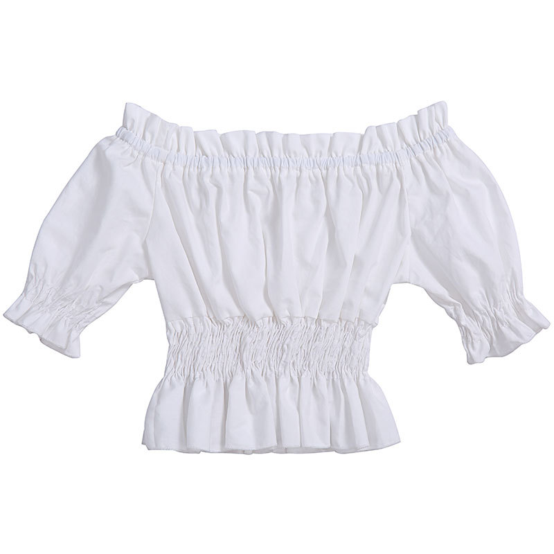 2019 Wholesale  Fashion Solid Color  Baby Girl Summer clothes Bella Smocking children Top