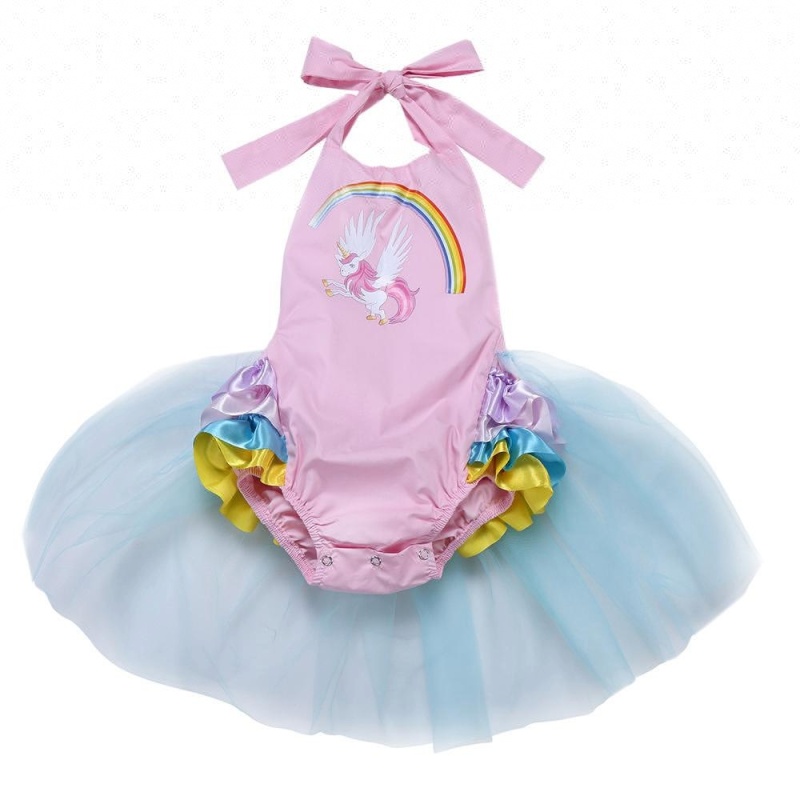 2019 Newborn Summer Baby Romper Suit Tutu Dress Romper for girl Hand Smocked Baby Clothing