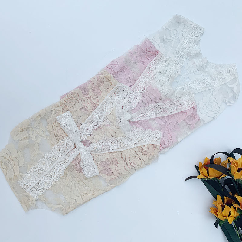 Newborn Infant Baby  Girls Lace Bow  Bodysuits Romper Photo Shoot Princess rompers Clothes
