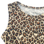Wholesale Boutique Leopard Sleeveless Girls Dresses 