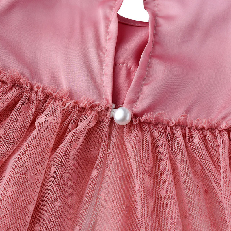 Boutique Cute Little Baby Girl Pink Long Sleeves Top With Ruffles And Lace Pants Clothing Set