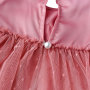 Boutique Cute Little Baby Girl Pink Long Sleeves Top With Ruffles And Lace Pants Clothing Set
