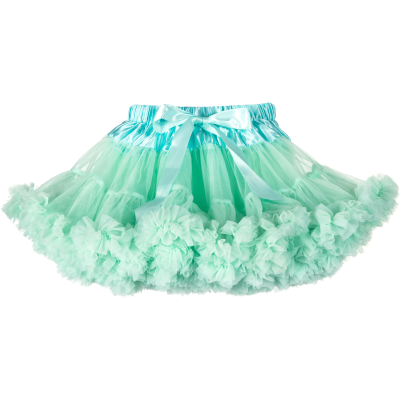 2020 colorful fluffy soft adjustable tightness princess kids girls ballet tulle puffy pettiskirt
