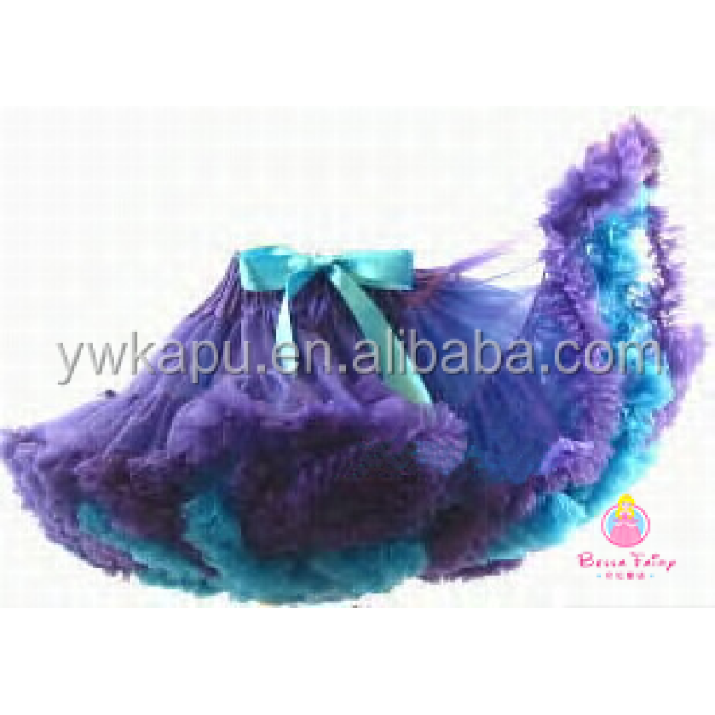 Hot Multicolor Baby Girl's Boutique Rainbow Ribbon Bow TUTU Skirt Kids Girl Princess Dance Tulle Skirts