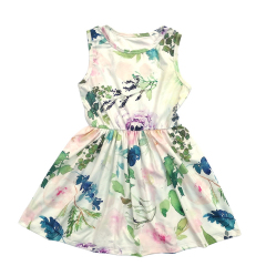 Wholesale Toddler's Sleeveless Girl Dress For Summer 