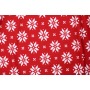 Cheerful Red Color Long Sleeve Christmas Tunic Dress for Children Girls