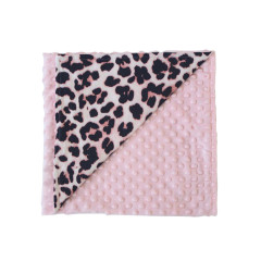 2021 cheaper price flower dot fabric pacifier baby swaddle blanket super soft