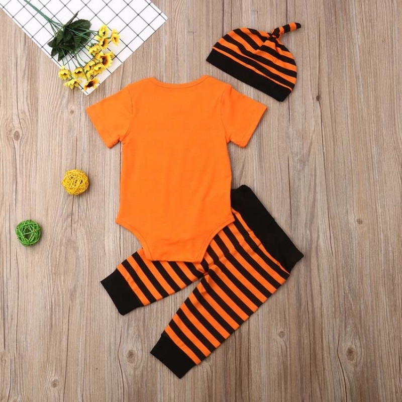 Halloween customize letter short romper baby long pants costumes