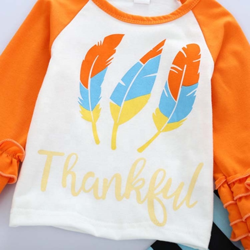 2021 fashion high quality cute long sleeve shirt stripe flares baby clothing sets