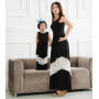 Wholesale same clothes for mother and daughter, mother and daughter dress clothing sets, mom and daughter
