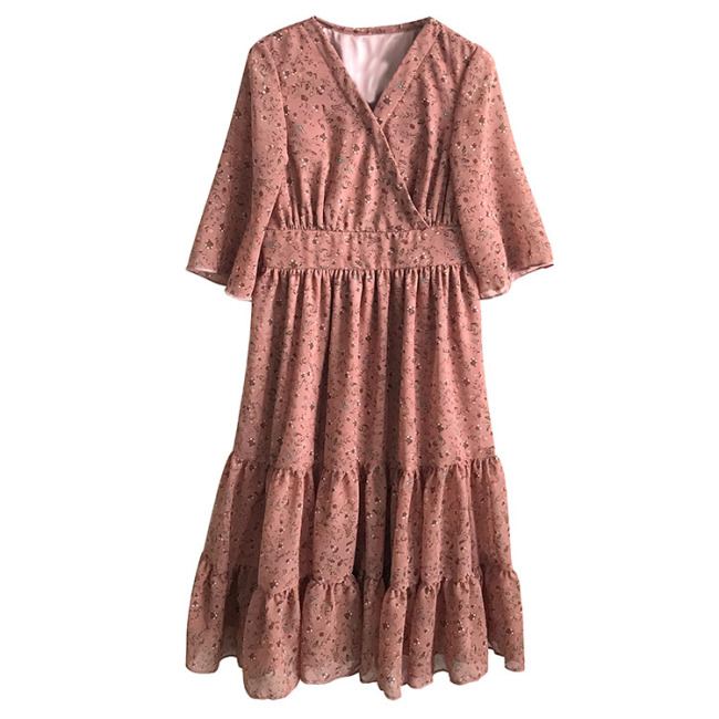 2020 New arrivals infant toddler kids fashion floral maxi long baby girl dress