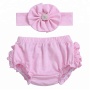 2018 Breathable cotton bloomers for kids wholesale ruffle panties baby bloomers
