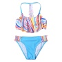 Hot selling yellow one piece custom ruffle swimsuit dress cartoon swimwear
