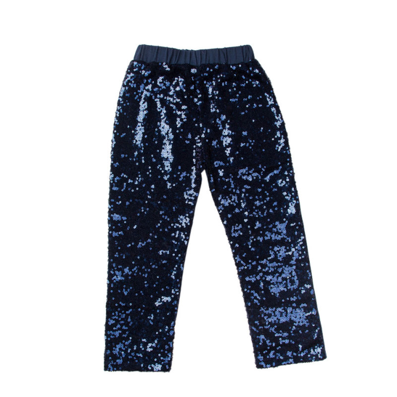 Children Girls Sparkly Sequin Leggings for Kids Dancewear, Disco or Hip Hop Pants