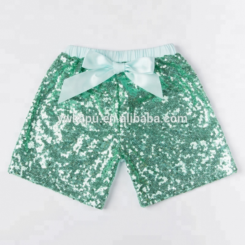Top sale sequin short pants for toddler girl summer wear girls sparkle shorts